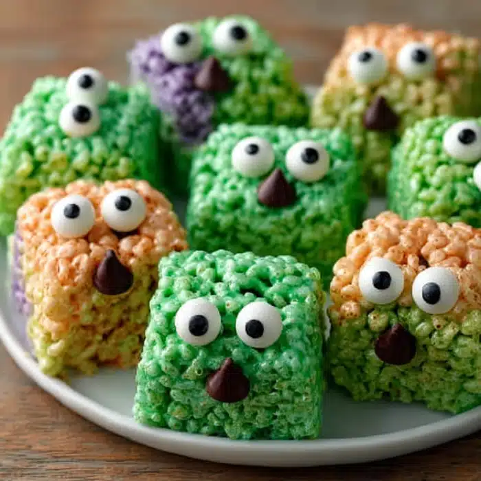 Spooky Monster Rice Krispie Treats – Fun Halloween Snack