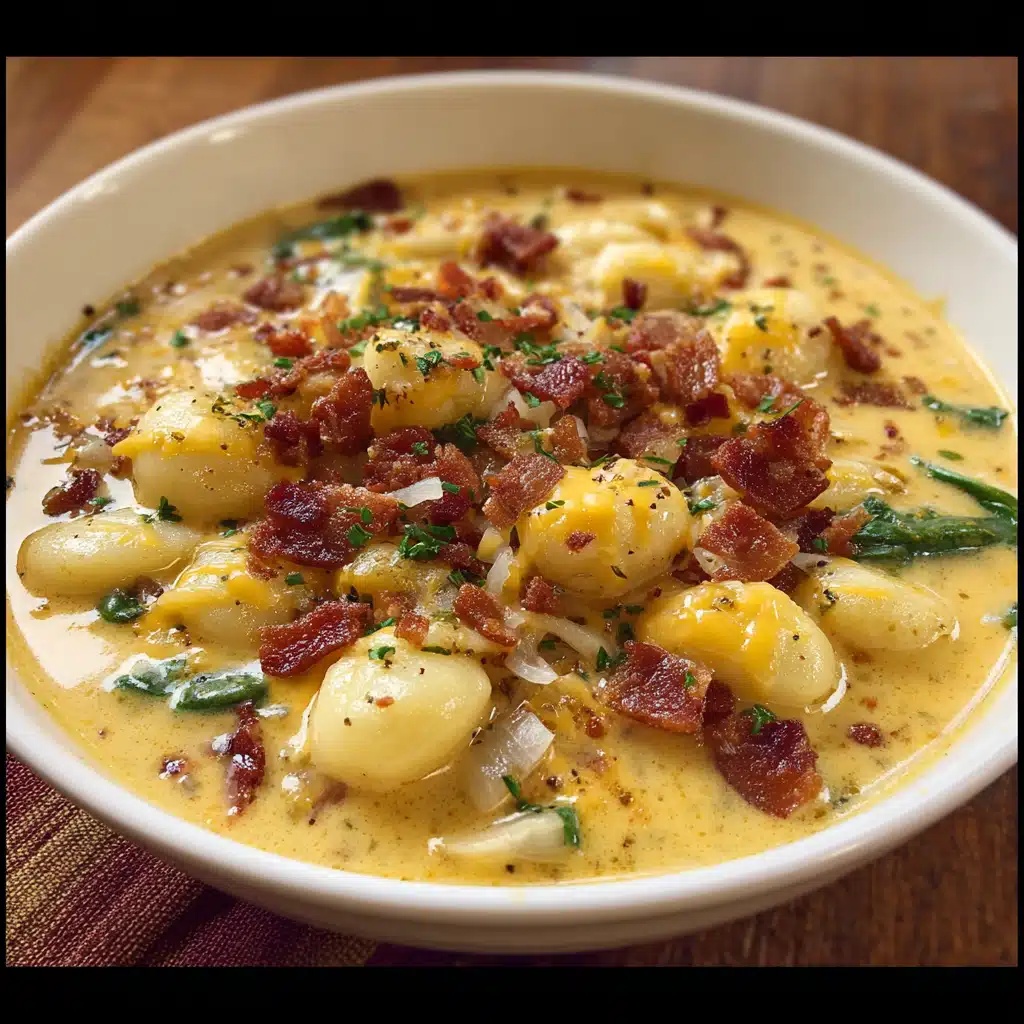 Bacon Cheddar Gnocchi Soup: A Creamy Delight Awaits!