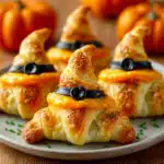 Cheesy Witch Hat Crescents