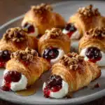 Cranberry Cream Cheese Crescent Bites