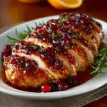 Cranberry Orange Glazed Turkey Breast