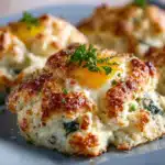Keto Spinach Artichoke Egg Clouds