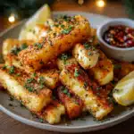 Lebanese Za’atar Halloumi Fries