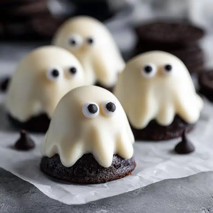No-Bake Oreo Ghost Truffles