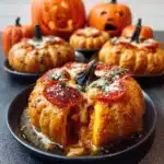 Pepperoni Pizza Pumpkins