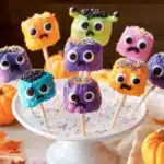 Monster Marshmallow Pops for Halloween First Image First Image