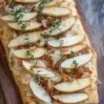 Caramelized Onion, Apple & Gruyère Flatbread First Image First Image