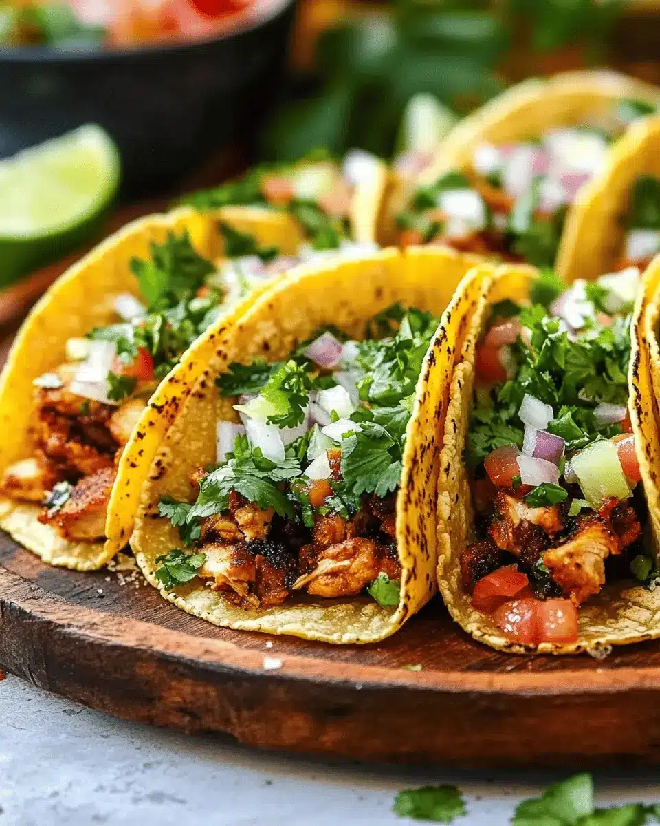 Chicken Street Tacos: Irresistibly Juicy and Homemade Delight