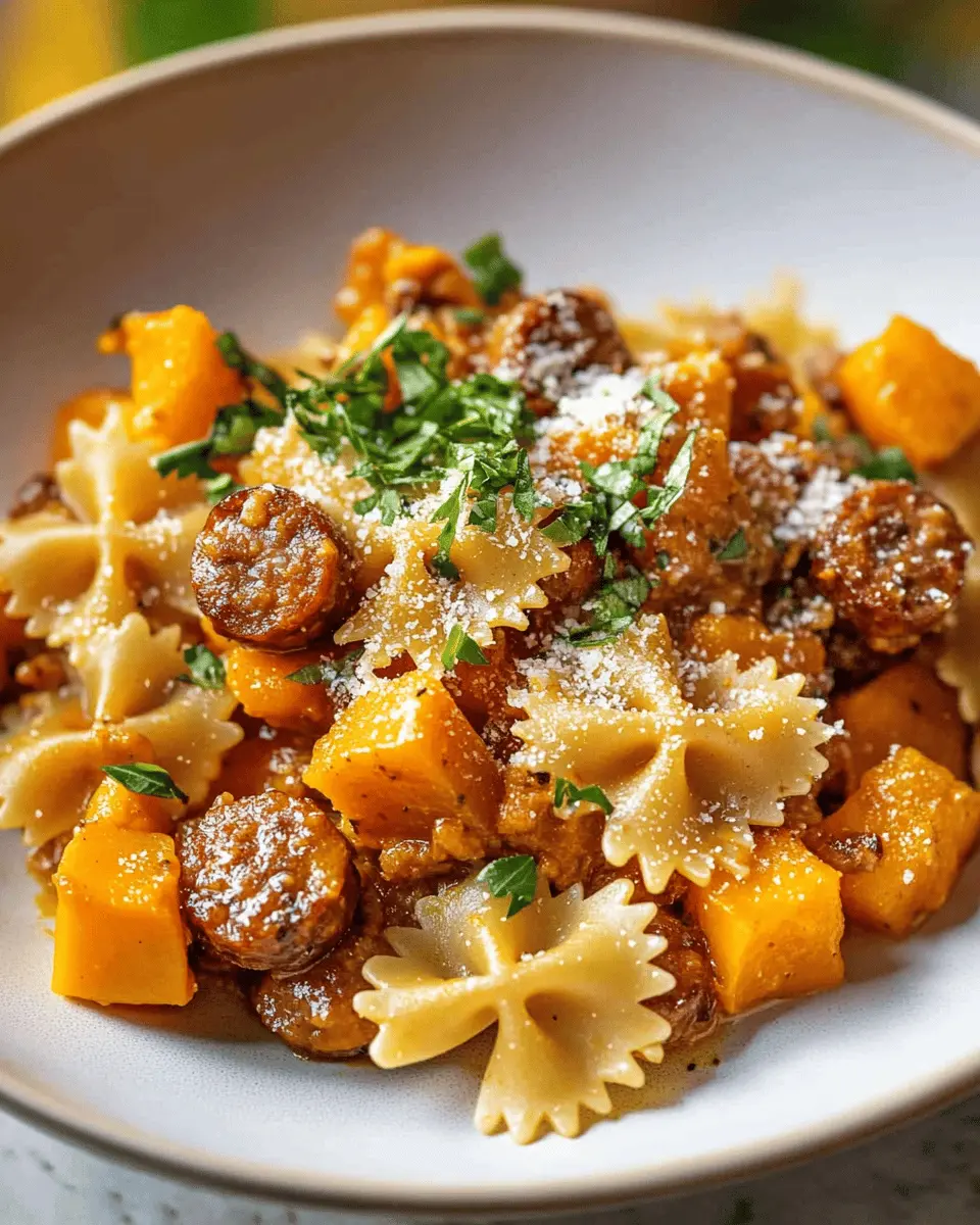 Autumn Sausage Pasta Squash: Cozy, Comfort in Every Bite