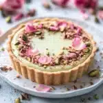 Pistachio-Rose Latte Tart First Image First Image