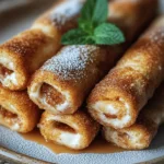 Guilt-Free Crispy Keto Cinnamon Cream Cheese Roll Ups First Image First Image