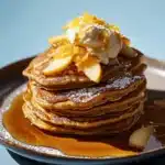 Gingerbread Pancake Stack with Citrus Mascarpone First Image First Image