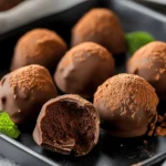 Dark Chocolate Chili Truffles First Image First Image