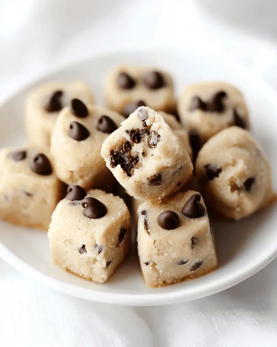 Keto Chocolate Chip Cookie Dough Bites: Indulge Guilt-Free!