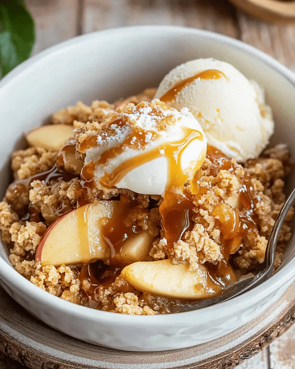 Salted Caramel Apple Crisp: The Best Fall Dessert You’ll Love