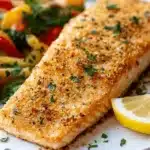 Crispy Parmesan Crusted Salmon First Image First Image