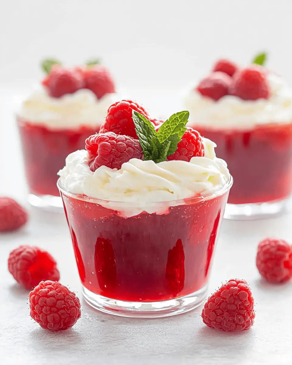 Bloody Raspberry Keto Jello Cups: Indulge with Low-Carb Fun