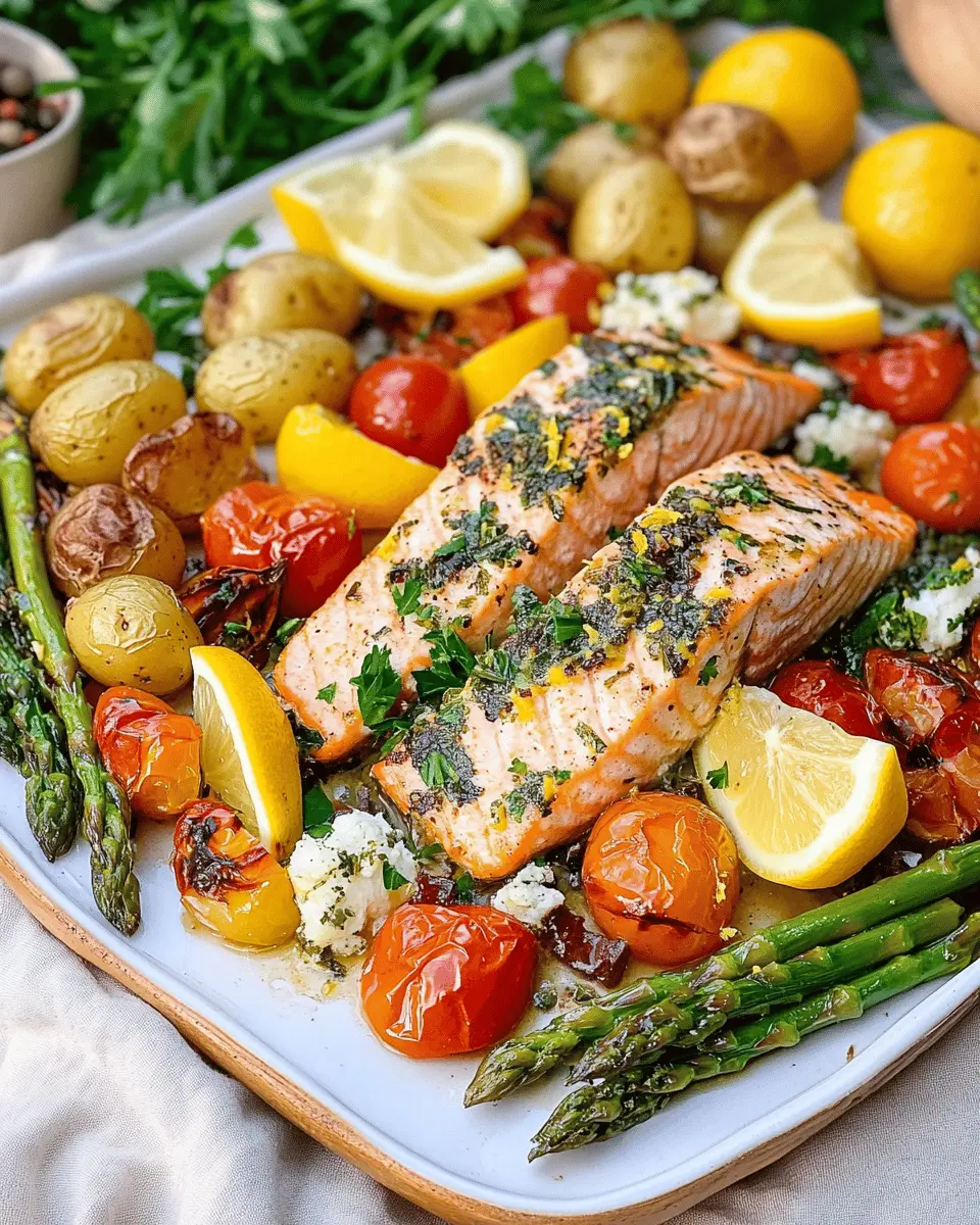 Lemon Butter Salmon Sheet Pan Dinner: Easy, Flavor-Packed Delight