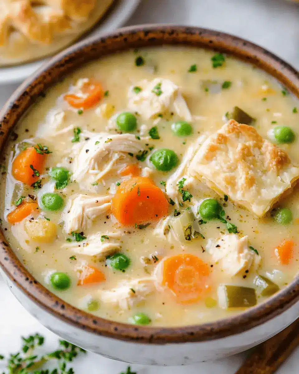 Comforting Chicken Pot Pie Soup: Your Best Cozy Night In!