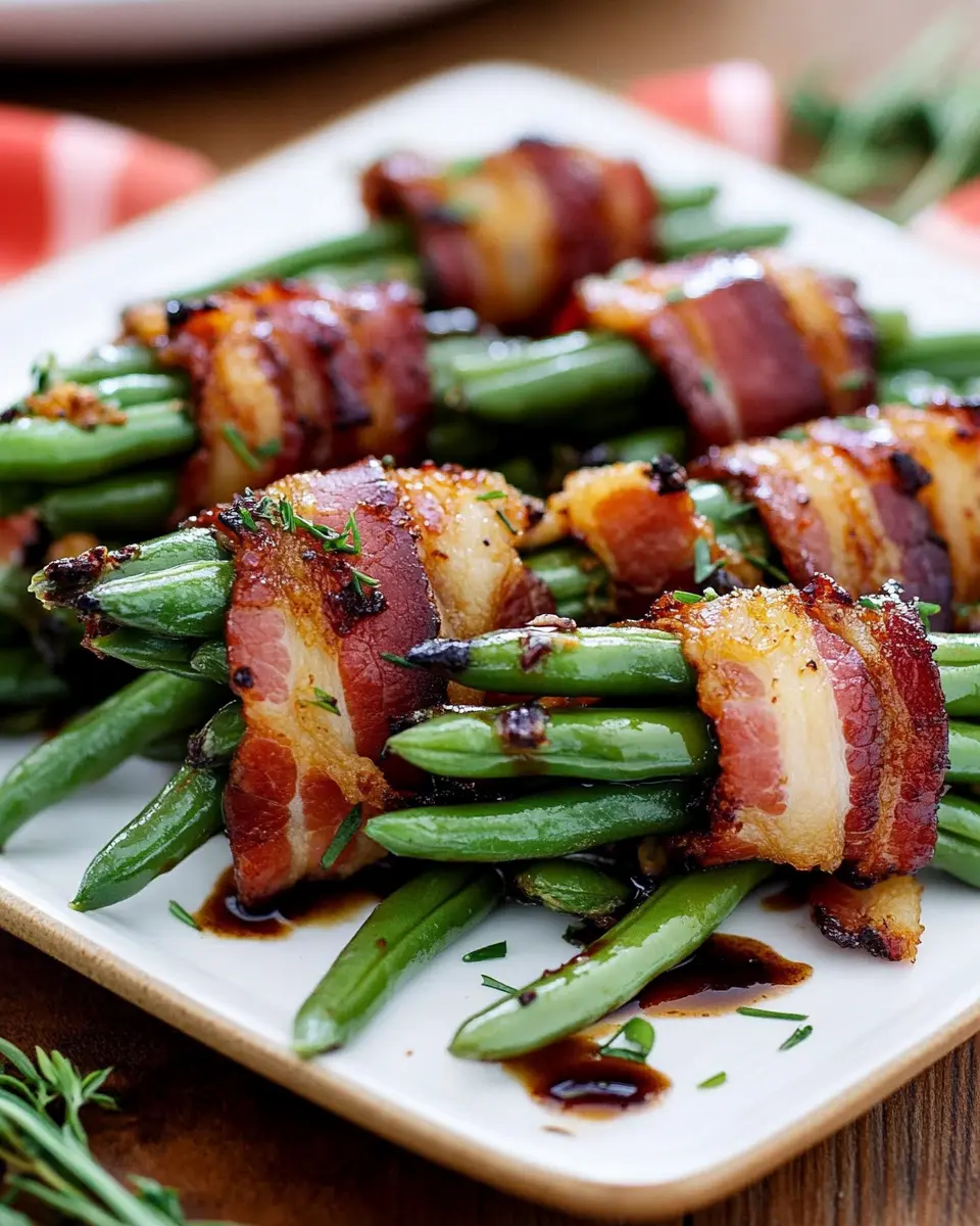 Bacon-Wrapped Green Bean Bundles: Irresistibly Easy Delight!