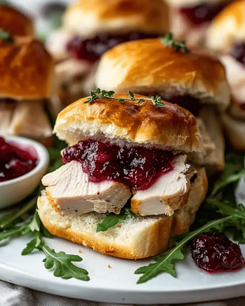 Turkey Cranberry Sliders: Indulgent Bites for Cozy Nights