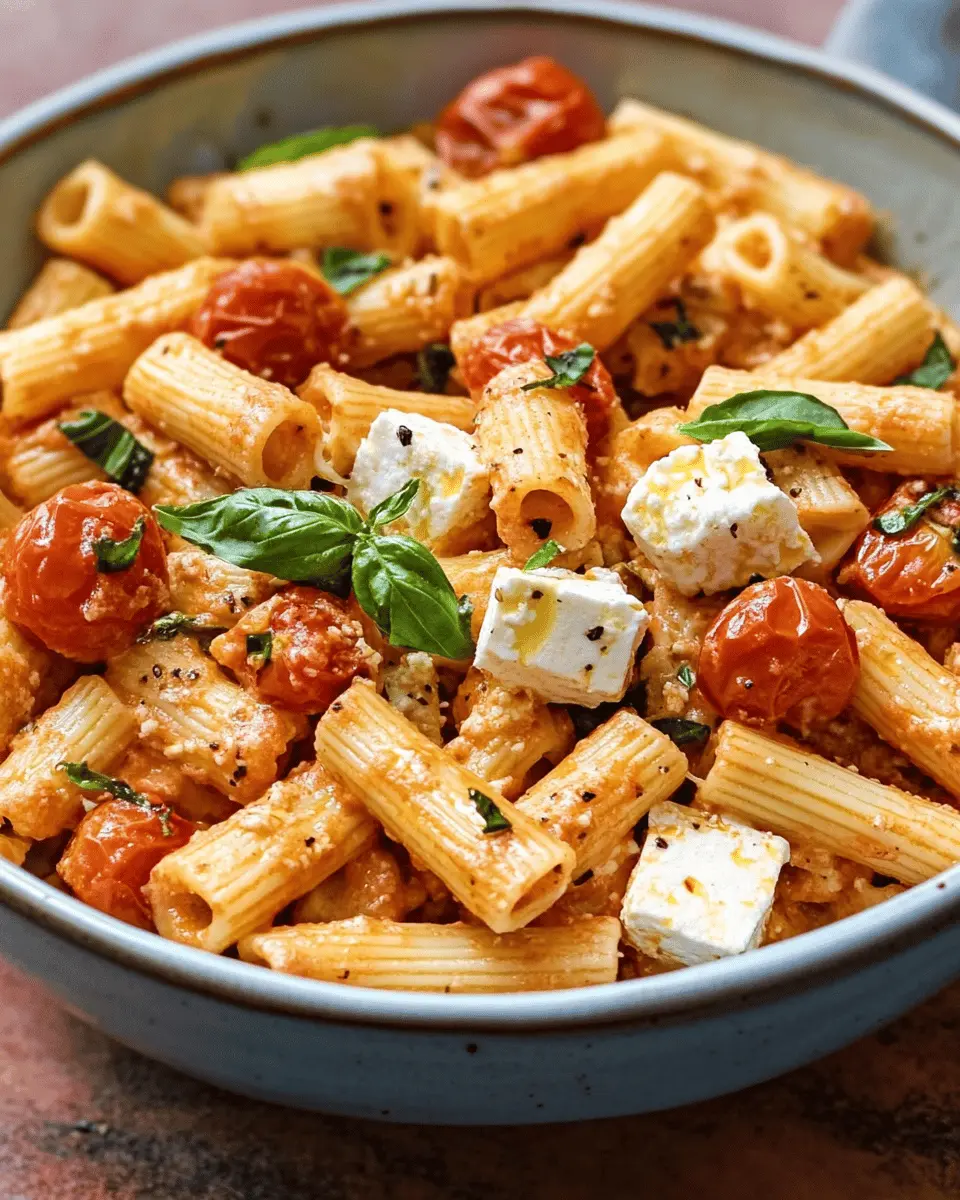 Baked Feta Tomato Pasta: The Best Cozy Dinner Ever!