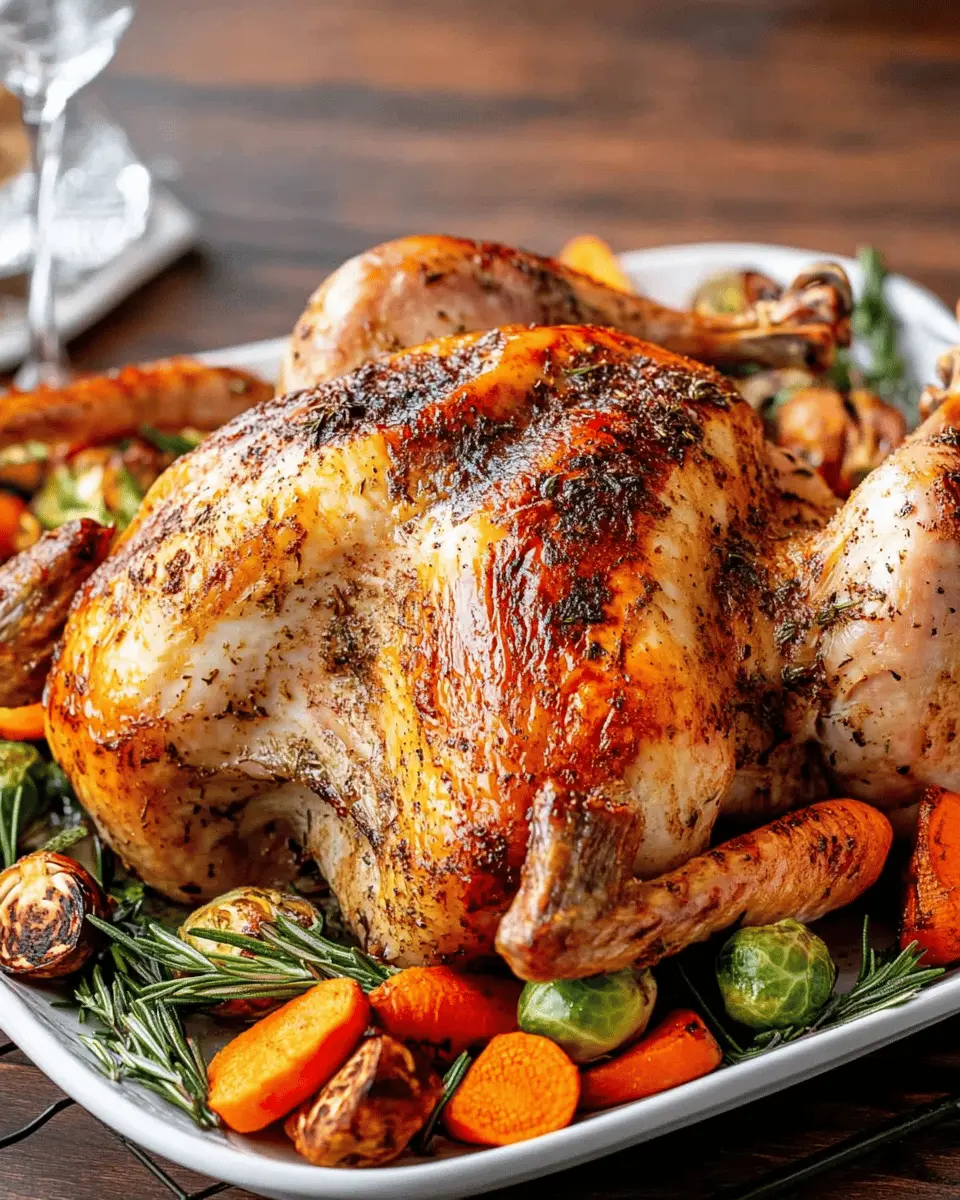 Traditional Spatchcock Thanksgiving Turkey: Juicy & Effortless!