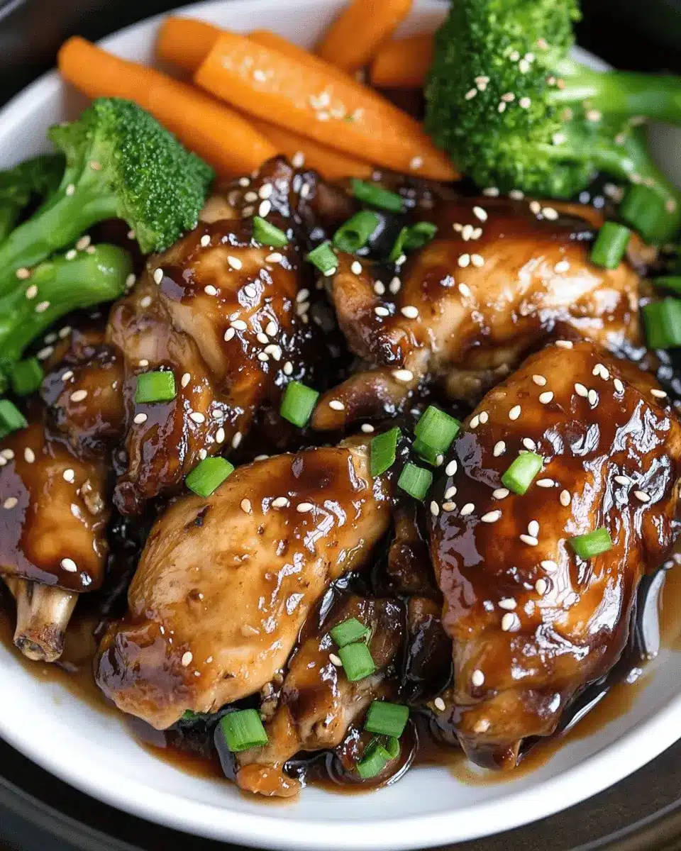Slow Cooker Honey Garlic Chicken: Irresistibly Sweet & Savory