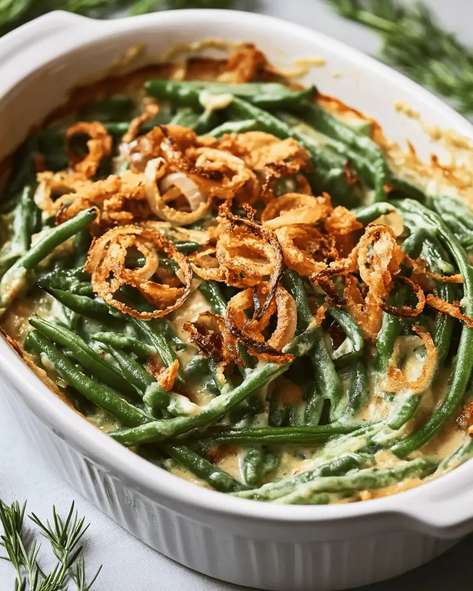 Keto Green Bean Casserole: Irresistibly Crispy & Creamy Delight