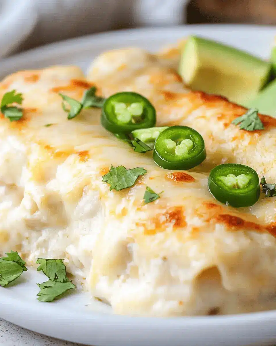 Creamy White Chicken Enchiladas: The Best Comfort Food Ever