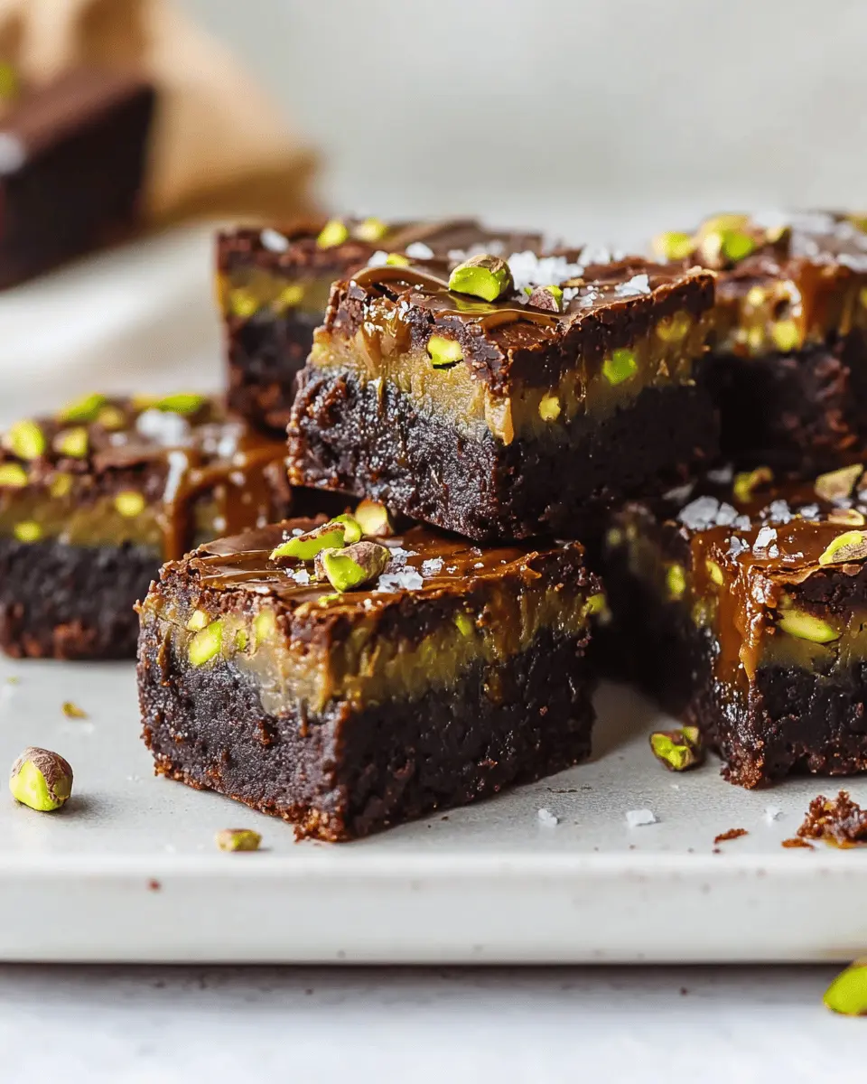 Pistachio-Maple Flourless Brownie Bites: Irresistibly Decadent!