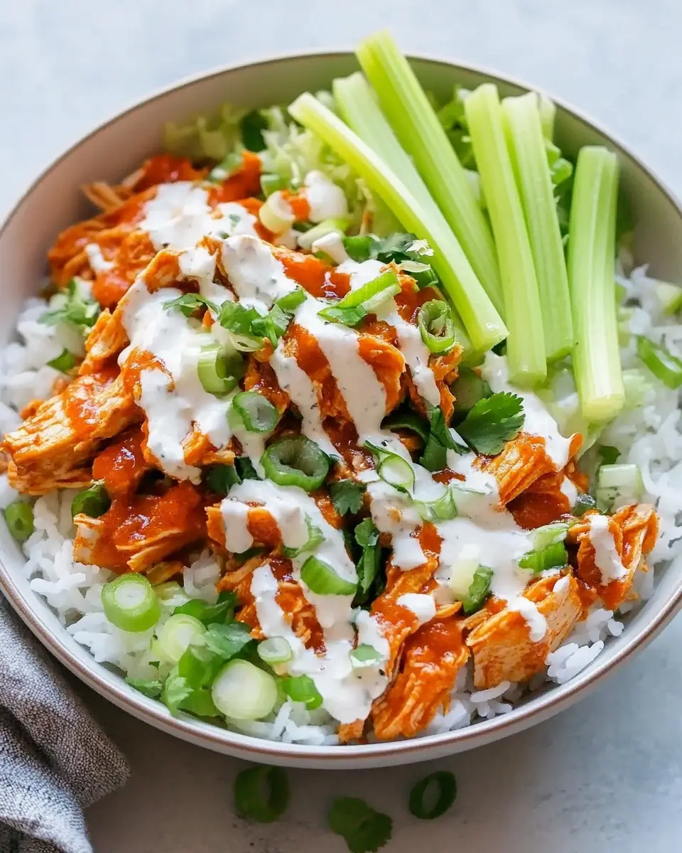 Buffalo Chicken Bowls: Irresistibly Spicy and Satisfying!