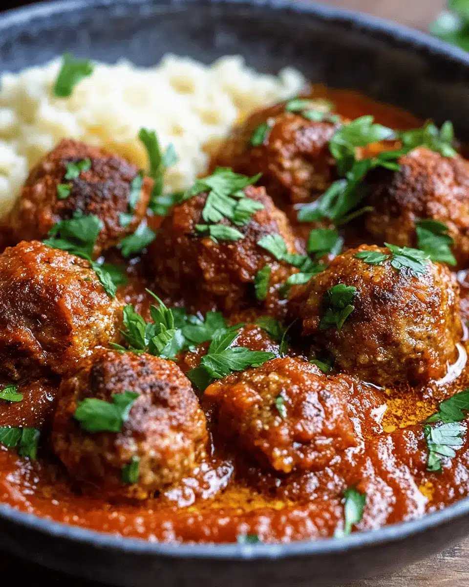 Moroccan Cinnamon Meatballs: A Juicy Twist on Comfort Food