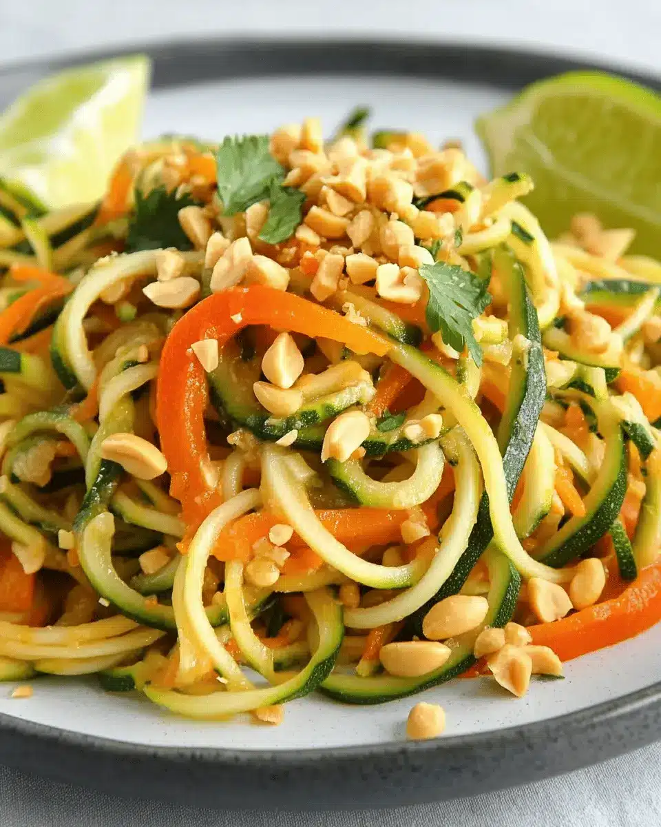 Keto Zucchini Noodle Pad Thai: Easy, Guilt-Free Delight!