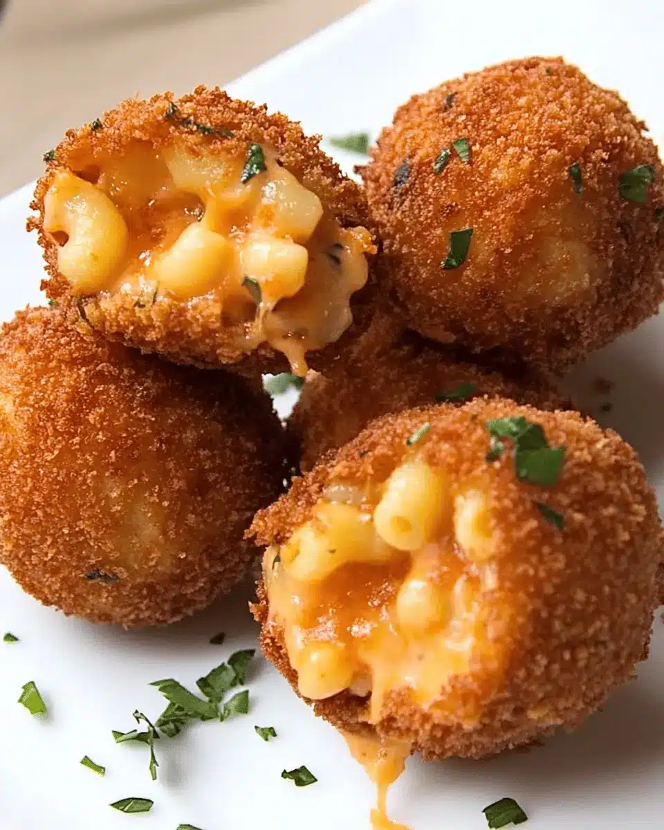 Fried Mac and Cheese Balls: Irresistibly Cheesy Goodness