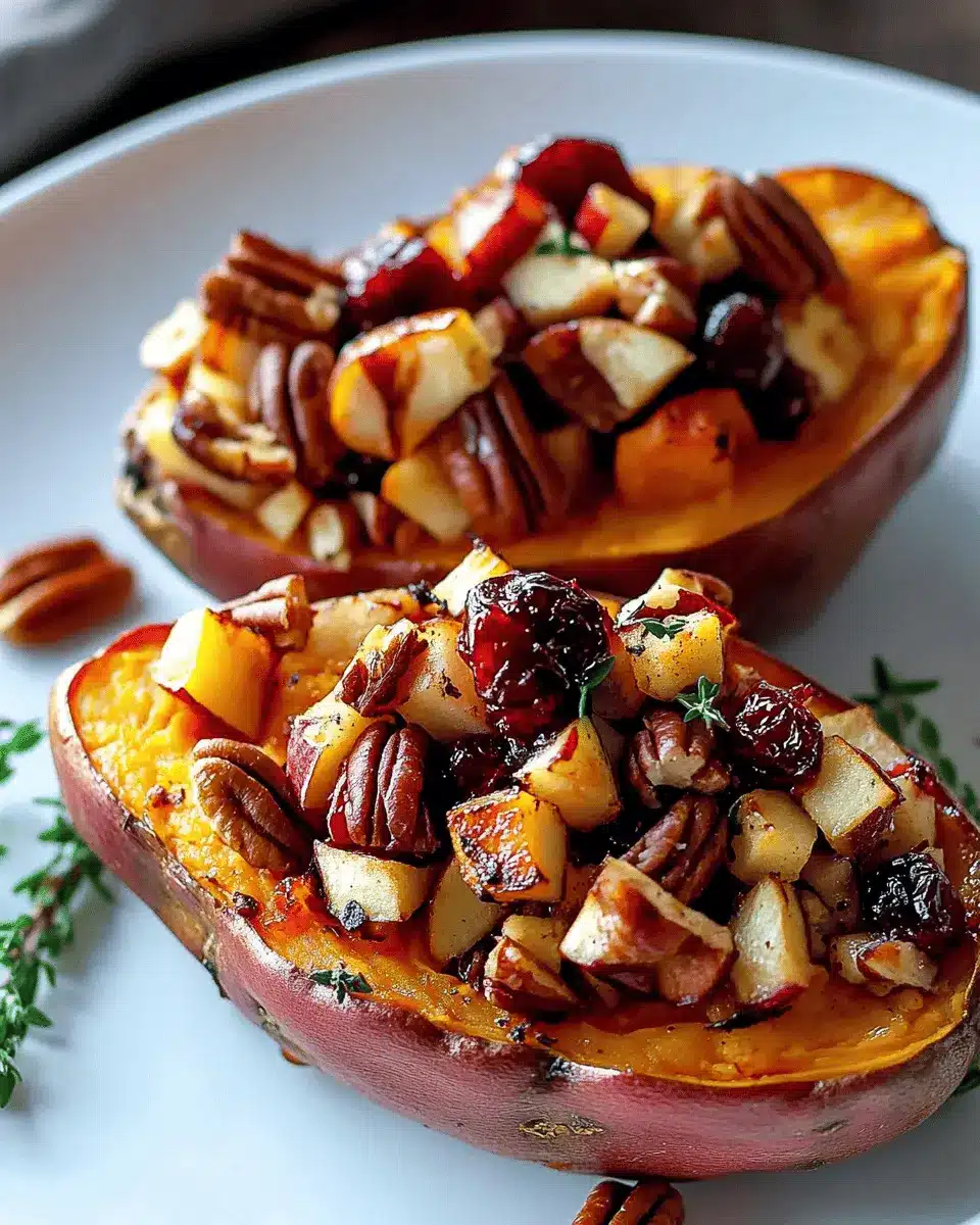 Cranberry Apple Twice-Baked Sweet Potatoes: Irresistibly Cozy Treat