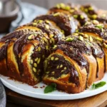 Pistachio Chocolate Babka Pull-Apart First Image First Image