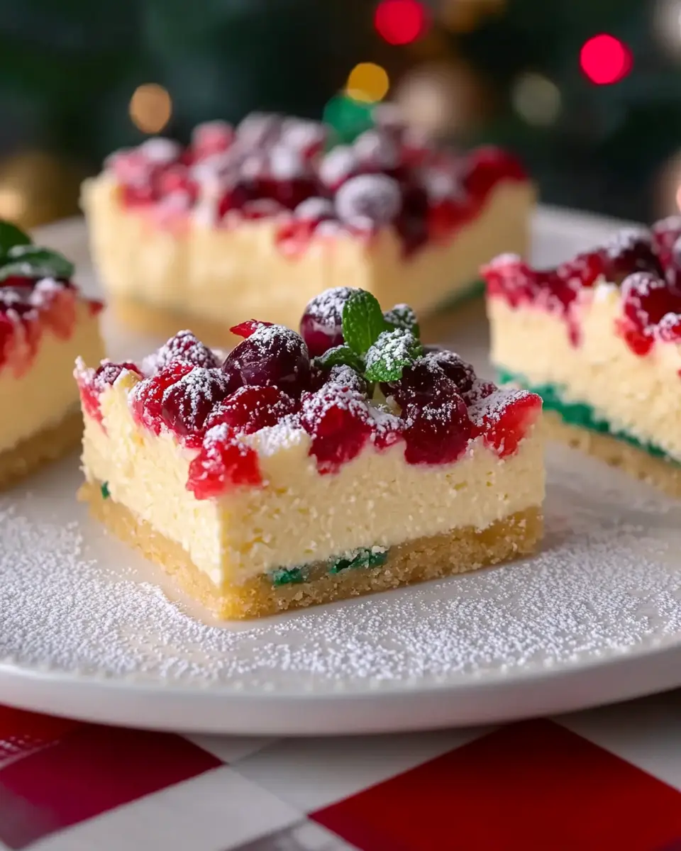 Christmas Cheesecake Bars: Indulgent Treats to Savor Together