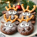 Chocolate Crinkle Reindeer Cookies First Image First Image