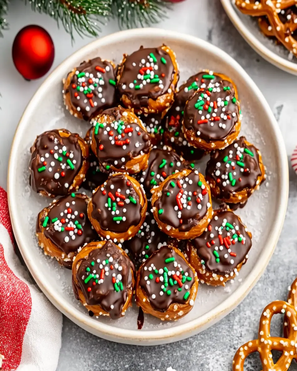 Christmas Rolo Pretzel Bites: Irresistibly Gooey Holiday Treats