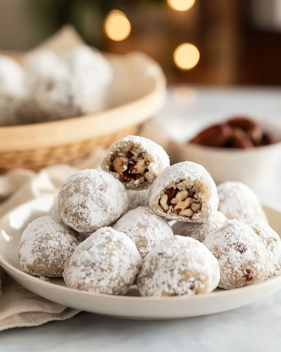 Buttery Pecan Snowballs: Irresistibly Sweet and Nutty Joy!