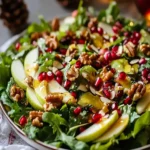 Winter Christmas Salad With Honey Mustard Dressing First Image First Image