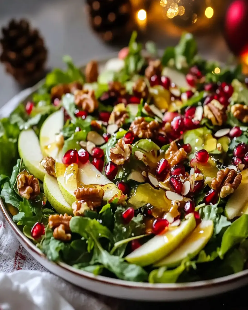 Winter Christmas Salad: Irresistibly Fresh with Honey Mustard Dressing
